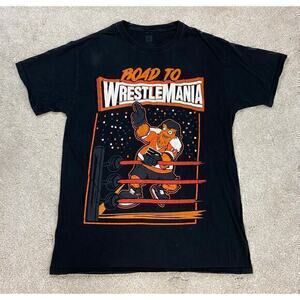 WWE Road To Wrestlemania 2019 Philadelphia Gritty Graphic T-Shirt Size M